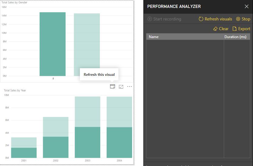 Power BI Blog: Performance Analyzer