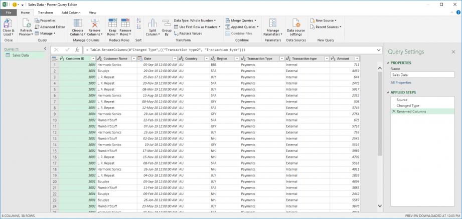 Power Pivot Principles: Duplicate Column Names