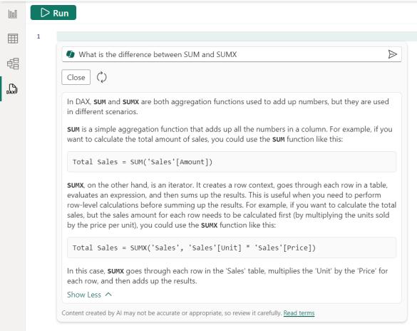 Power BI Blog: Writing DAX Queries in DAX Query View with Copilot